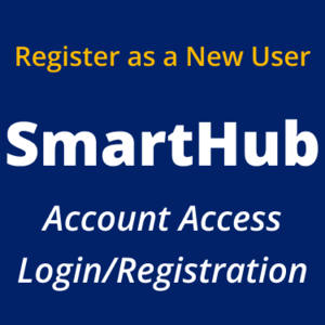 SmartHub account access login registration button