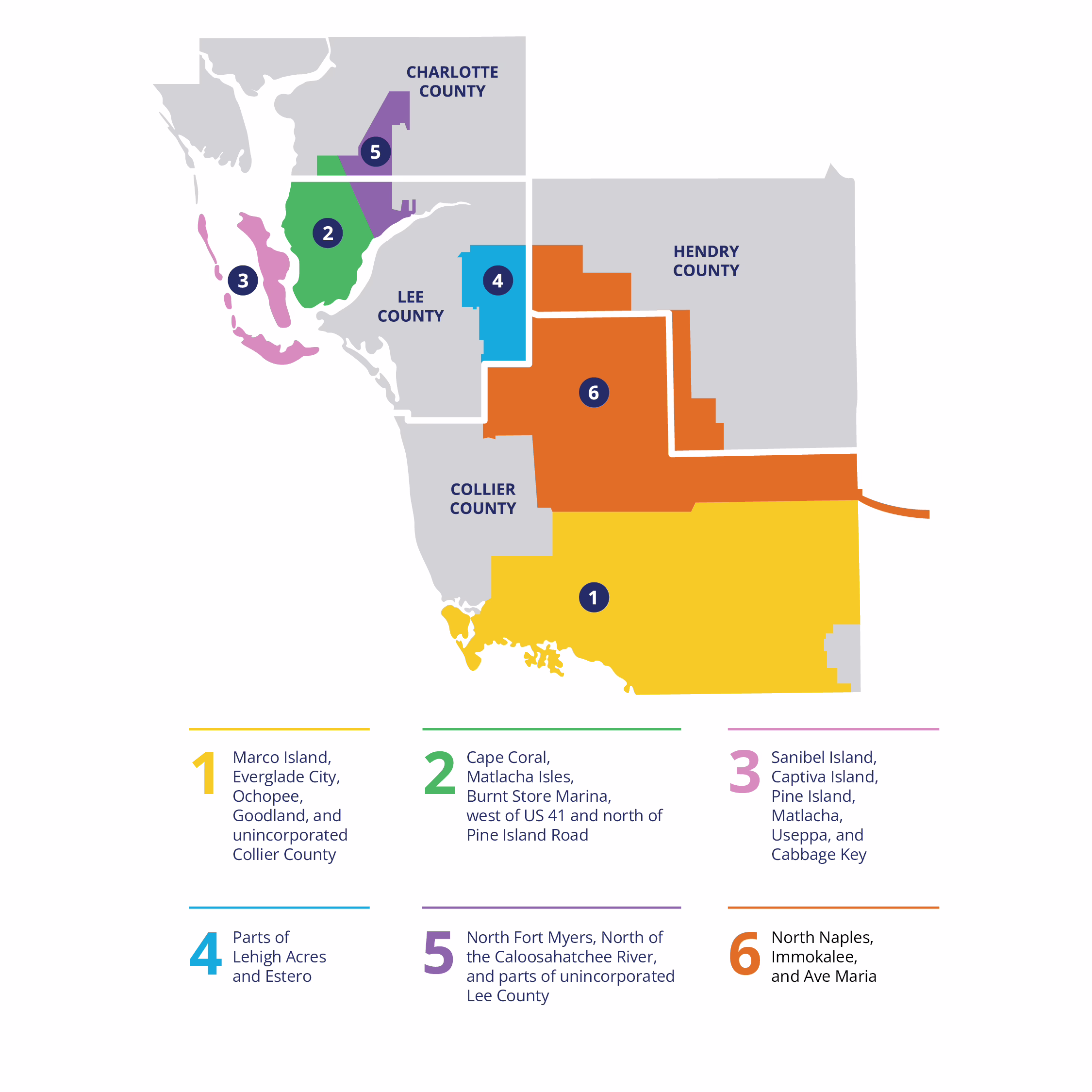 21 Trustee service territory map