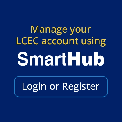 SmartHub Account Access and Login Registration button
